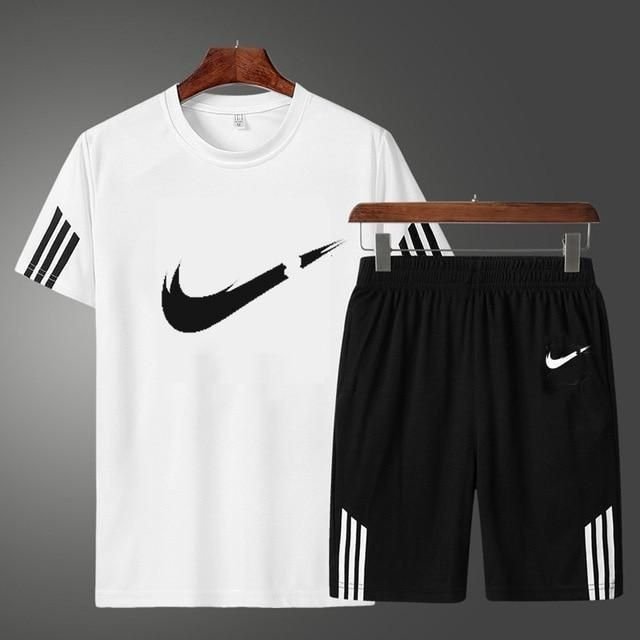 Men’s T-Shirt & Shorts Set – Perfect for Sports & Leisure