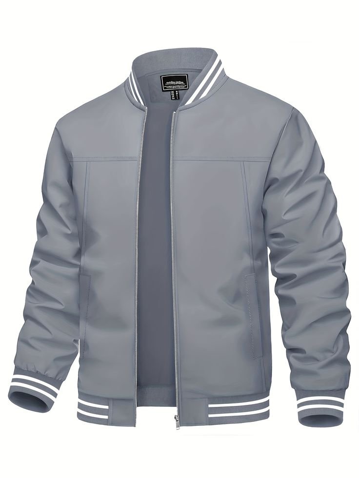 Classic Varsity Jacket – Premium Wool & Leather Finish