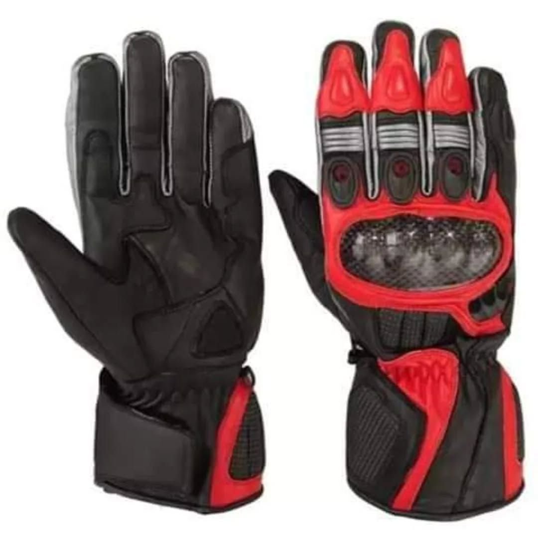 Motorcycle Riding Gloves – Durable Leather Finish
